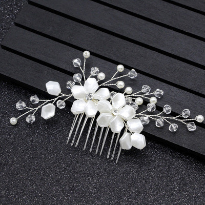 Fashion Flower Decorate Wedding Hair Combs